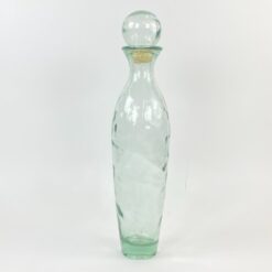 Aukštas stiklinis grafinas 12x12x52 cm