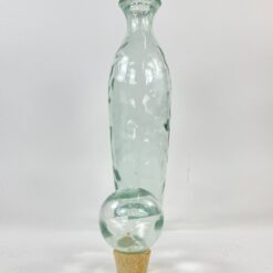 Aukštas stiklinis grafinas 12x12x52 cm