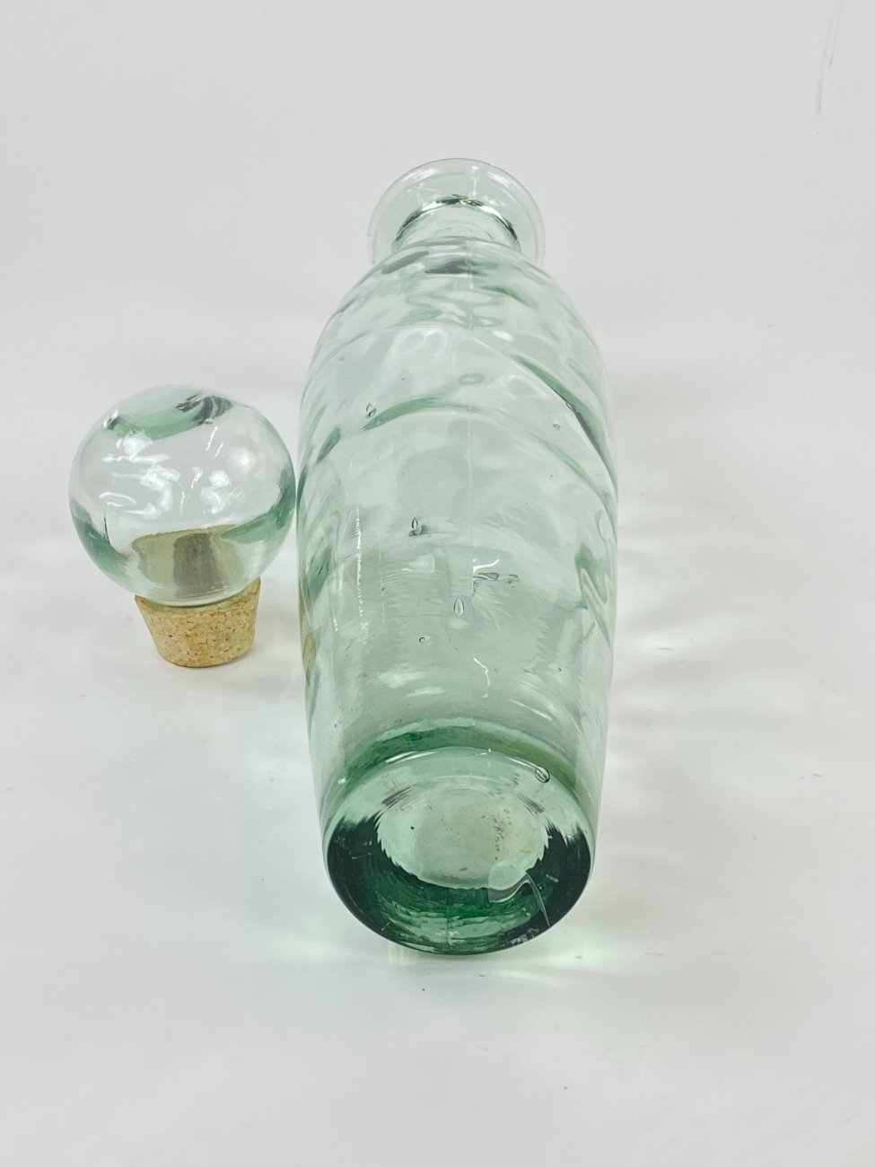 HN1020-grafinai-6 Aukštas stiklinis grafinas 12x12x52 cm