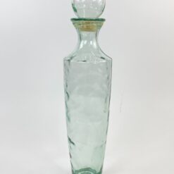 Aukštas stiklinis grafinas 12x12x53 cm