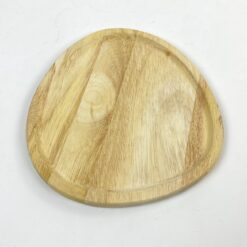 Medinė serviravimo lėkštė 21x22,5x1,5 cm