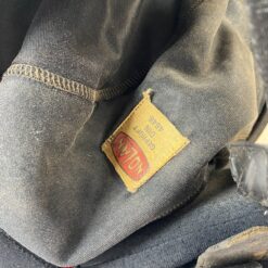 Vintažinis “Nolan” oranžinės spalvos šalmas 32x28x25 cm