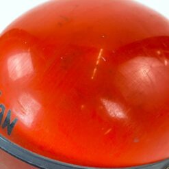 Vintažinis “Nolan” oranžinės spalvos šalmas 32x28x25 cm