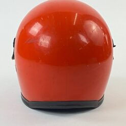 Vintažinis “Nolan” oranžinės spalvos šalmas 32x28x25 cm