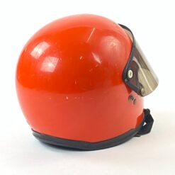Vintažinis “Nolan” oranžinės spalvos šalmas 32x28x25 cm