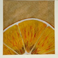 Triptikas “Citrusas” mediniame rėme su stiklu 2x27x66 cm