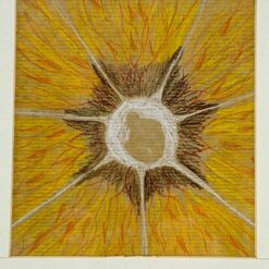 Triptikas “Citrusas” mediniame rėme su stiklu 2x27x66 cm