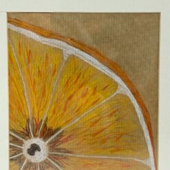 Triptikas “Citrusas” mediniame rėme su stiklu 2x27x66 cm