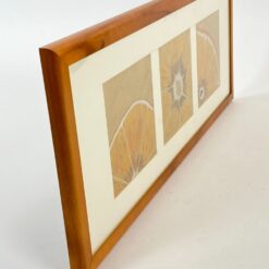 Triptikas “Citrusas” mediniame rėme su stiklu 2x27x66 cm