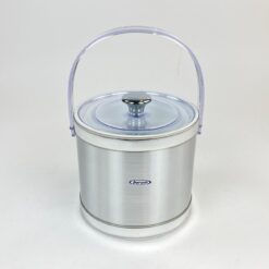 “Beram” kibirėlis ledukams iš plastiko ir metalo 20x21x30 cm