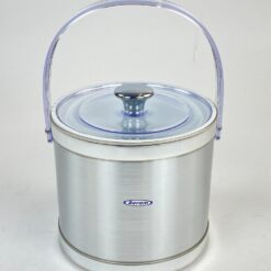 “Beram” kibirėlis ledukams iš plastiko ir metalo 20x21x30 cm