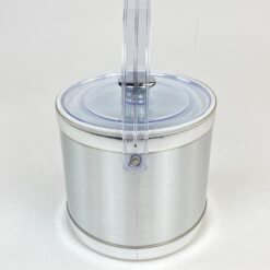 “Beram” kibirėlis ledukams iš plastiko ir metalo 20x21x30 cm