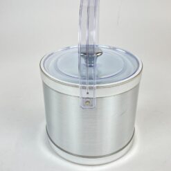 “Beram” kibirėlis ledukams iš plastiko ir metalo 20x21x30 cm