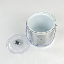 “Beram” kibirėlis ledukams iš plastiko ir metalo 20x21x30 cm