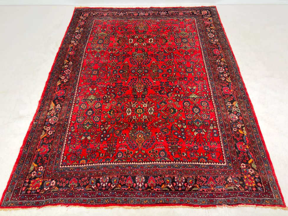 HN1091-kilimai-2 Vilnonis rankų darbo kilimas “Sarouk” 365x267x0,7 cm