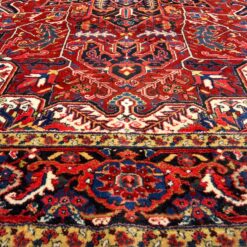 Vilnonis rankų darbo kilimas “Heriz” 383x305x0,7 cm