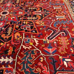 Vilnonis rankų darbo kilimas “Heriz” 383x305x0,7 cm