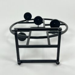 Metalinė juodos spalvos penkių šakų žvakidė 17×34,5×44,5 cm