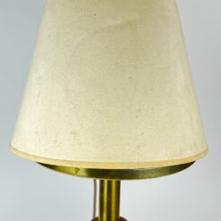 Žalvarinis reguliuojamo aukščio stalinis šviestuvas 23x35x55,5(+11) cm