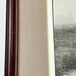 Gamtos peizažo printas mediniame rėme su stiklu 2x40x32,5 cm