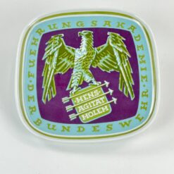 Porcelianinė Rosenthal lėkštė “Führungsakademie der Bundeswehr” 3x19x19 cm