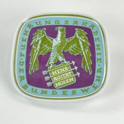 Porcelianinė Rosenthal lėkštė “Führungsakademie der Bundeswehr” 3x19x19 cm