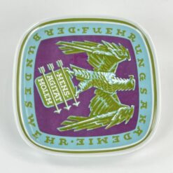 Porcelianinė Rosenthal lėkštė “Führungsakademie der Bundeswehr” 3x19x19 cm