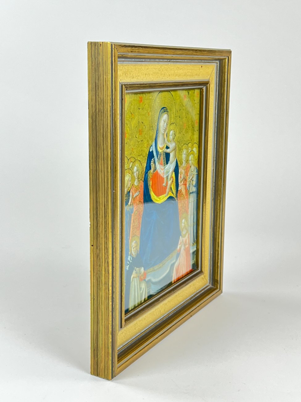 HN1128-religines-skulpturos-ir-paveikslai-3 Fra Angelico darbo “Madonna and Child” printas rėme 3×28,5×33,5 cm