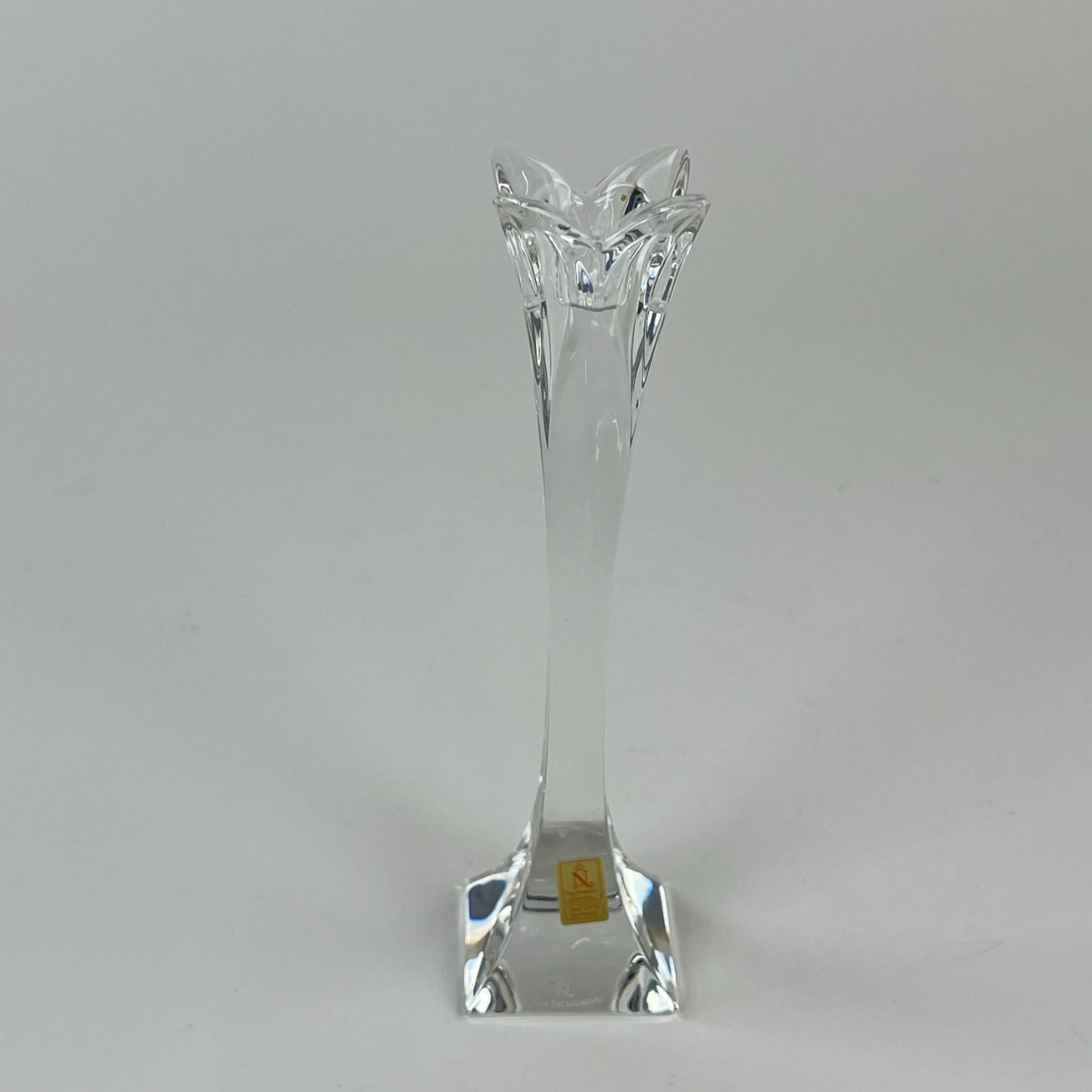 HN1131-zvakides-1 Krištolinė “Nachtmann” žvakidė 5x5x19,5 cm