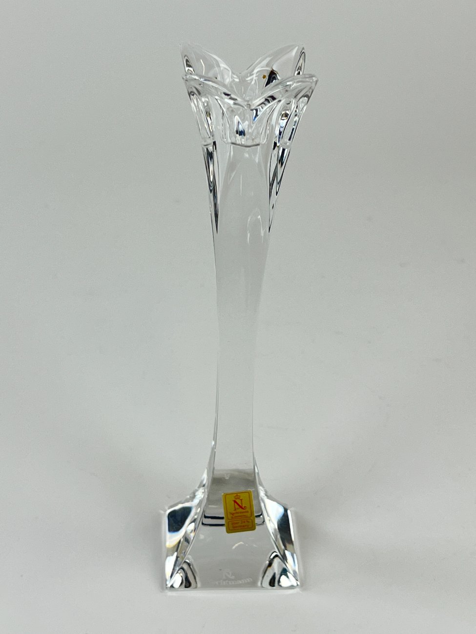 HN1131-zvakides-2 Krištolinė “Nachtmann” žvakidė 5x5x19,5 cm