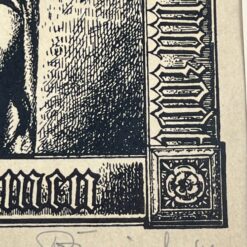 Grafikos darbas “Bremer Roland” mediniame rėme su stiklu 3×34,5×44,5 cm