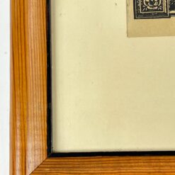 Grafikos darbas “Bremer Roland” mediniame rėme su stiklu 3×34,5×44,5 cm