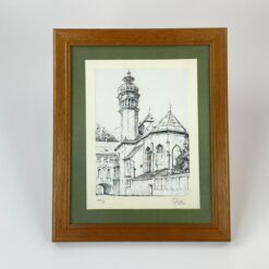 Grafikos darbas “Innsbruck Hofkirche”, pasirašytas, 100/18 2×28,5×34,5 cm