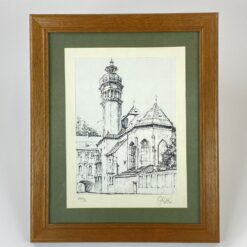 Grafikos darbas “Innsbruck Hofkirche”, pasirašytas, 100/18 2×28,5×34,5 cm