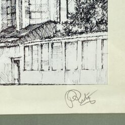 Grafikos darbas “Innsbruck Hofkirche”, pasirašytas, 100/18 2×28,5×34,5 cm