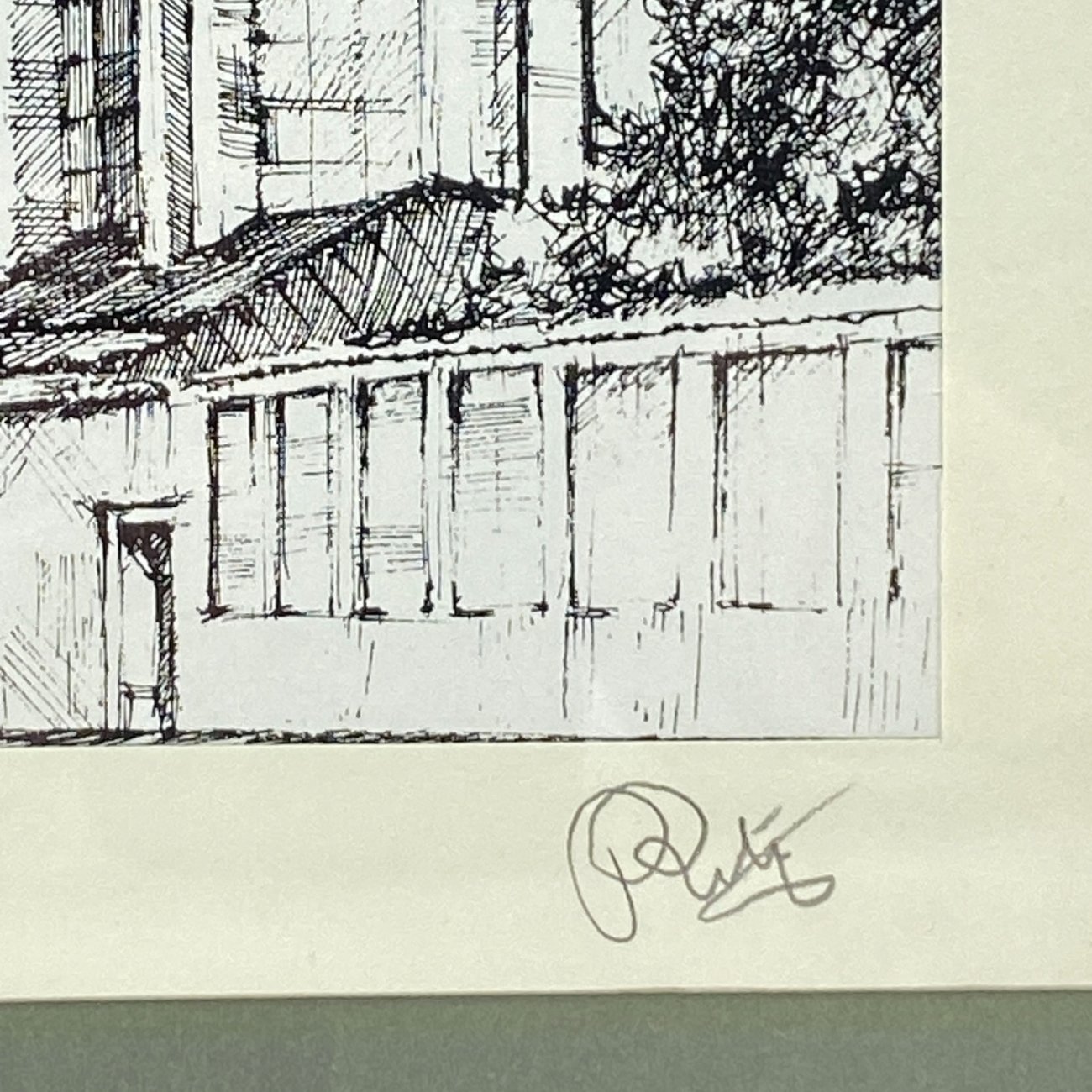 HN1152-grafika-ir-printai-8 Grafikos darbas “Innsbruck Hofkirche”, pasirašytas, 100/18 2×28,5×34,5 cm