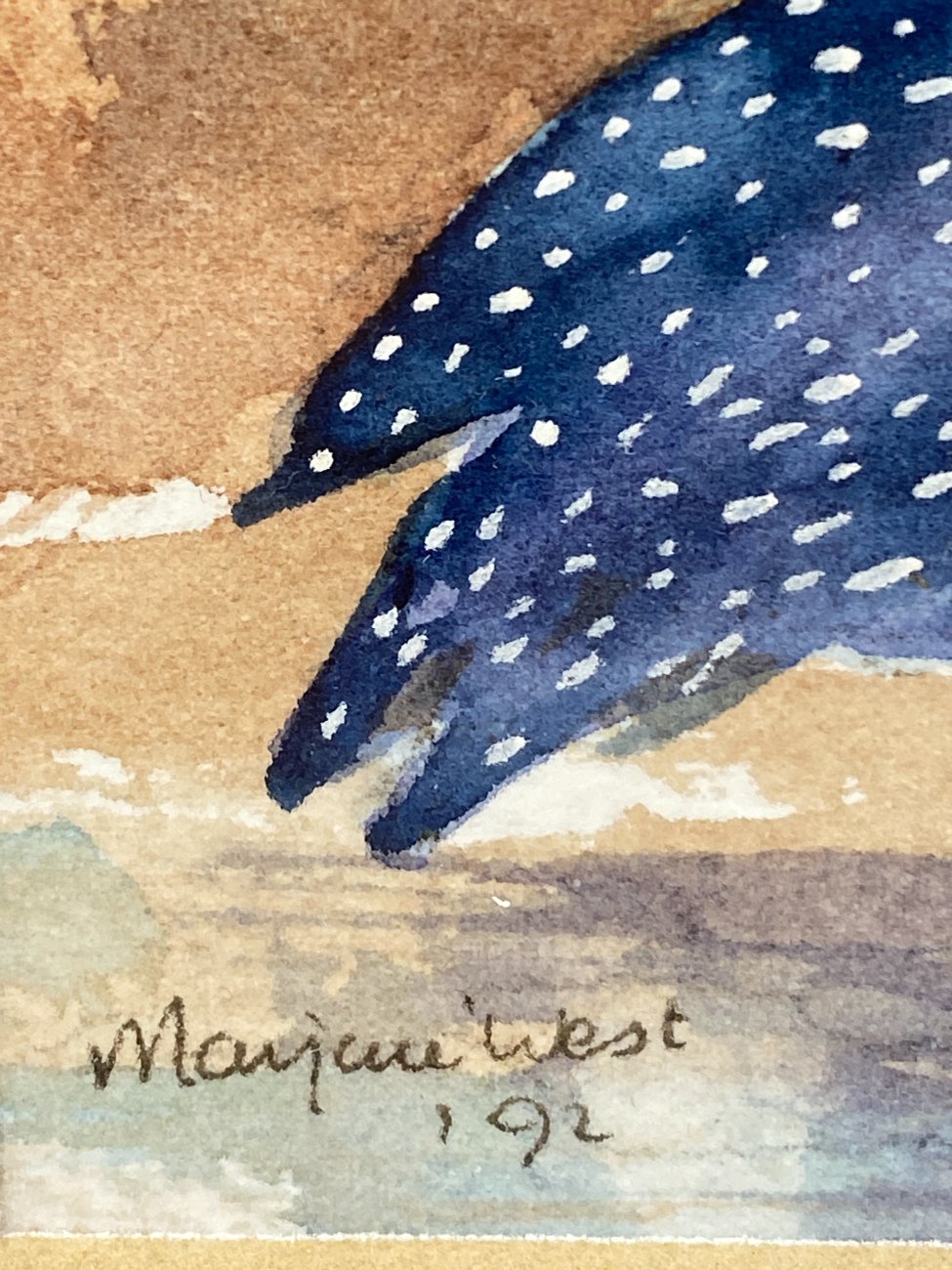 HN1153-animalistine-tematika-6 Akvarele tapytas paveikslas “Fazanai” metalo rėme su stiklu 2×30,5×24 cm