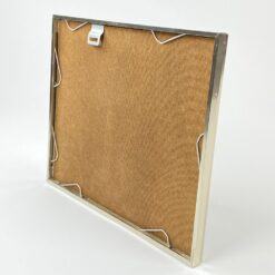 Akvarele tapytas paveikslas “Fazanai” metalo rėme su stiklu 2×30,5×24 cm