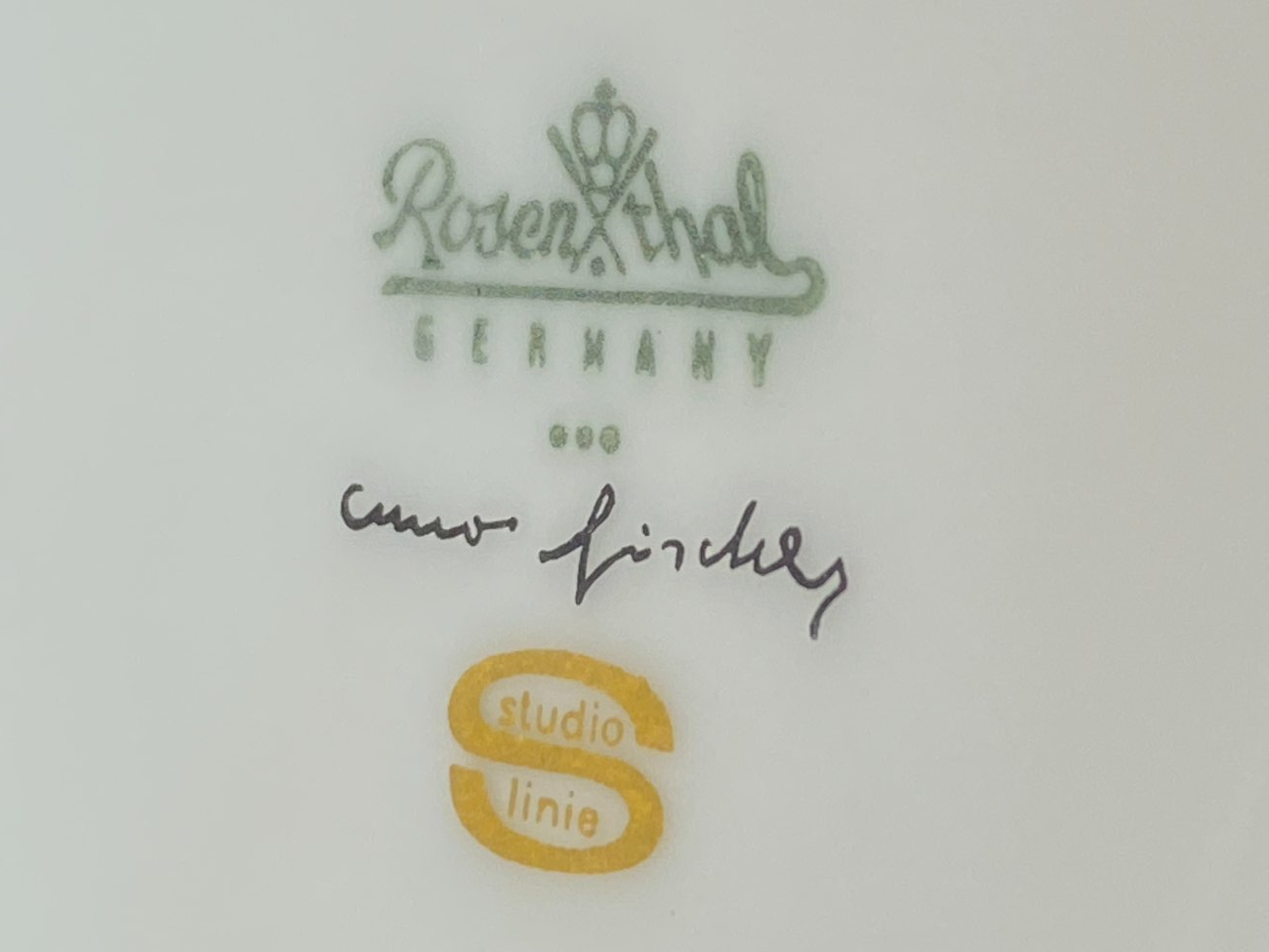 HN1160-rosenthal-10 Porcelianinė Cuno Fischer for “Rosenthal” vaza 11,5×11,5×26 cm