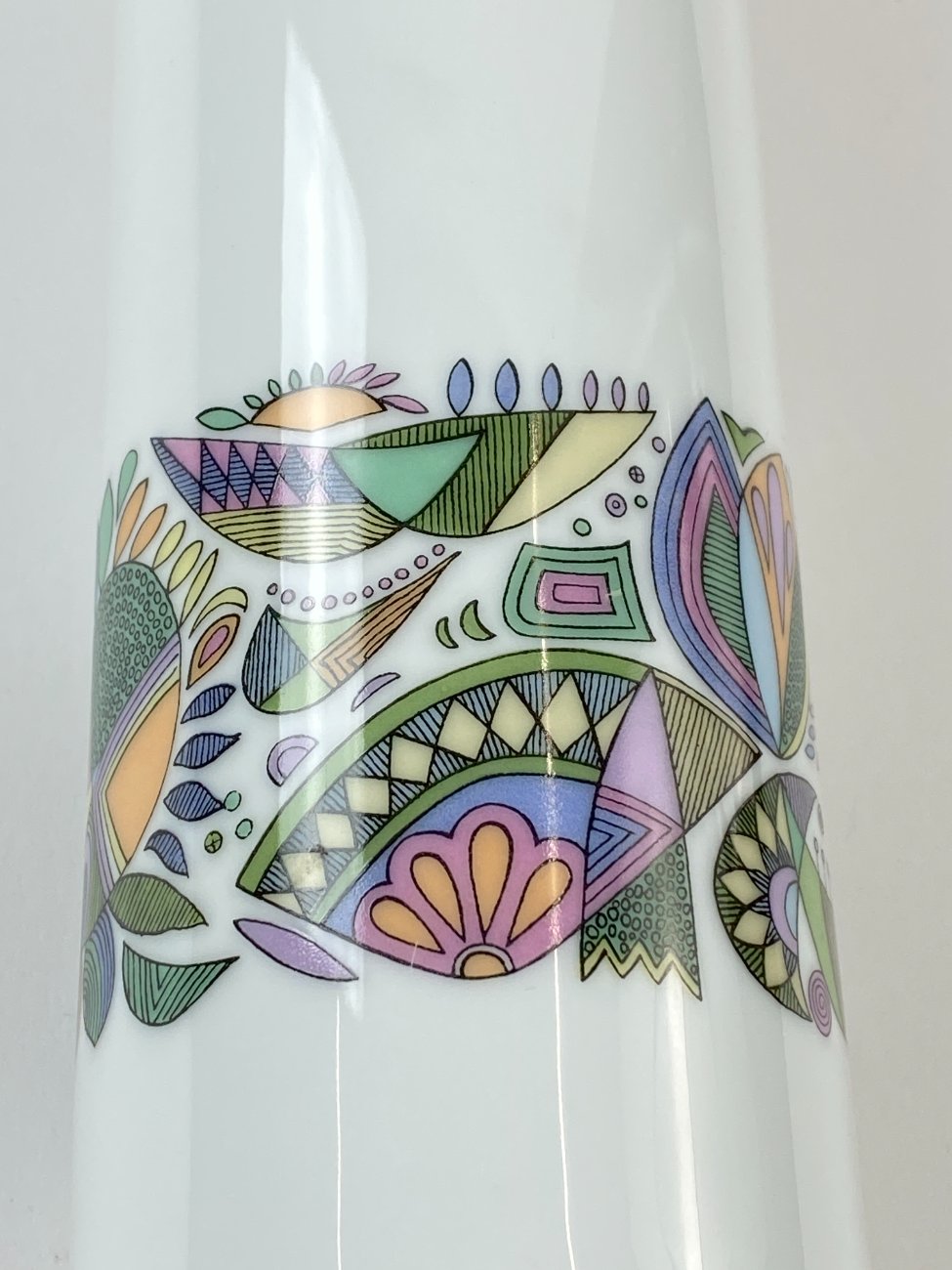 HN1160-rosenthal-5 Porcelianinė Cuno Fischer for “Rosenthal” vaza 11,5×11,5×26 cm