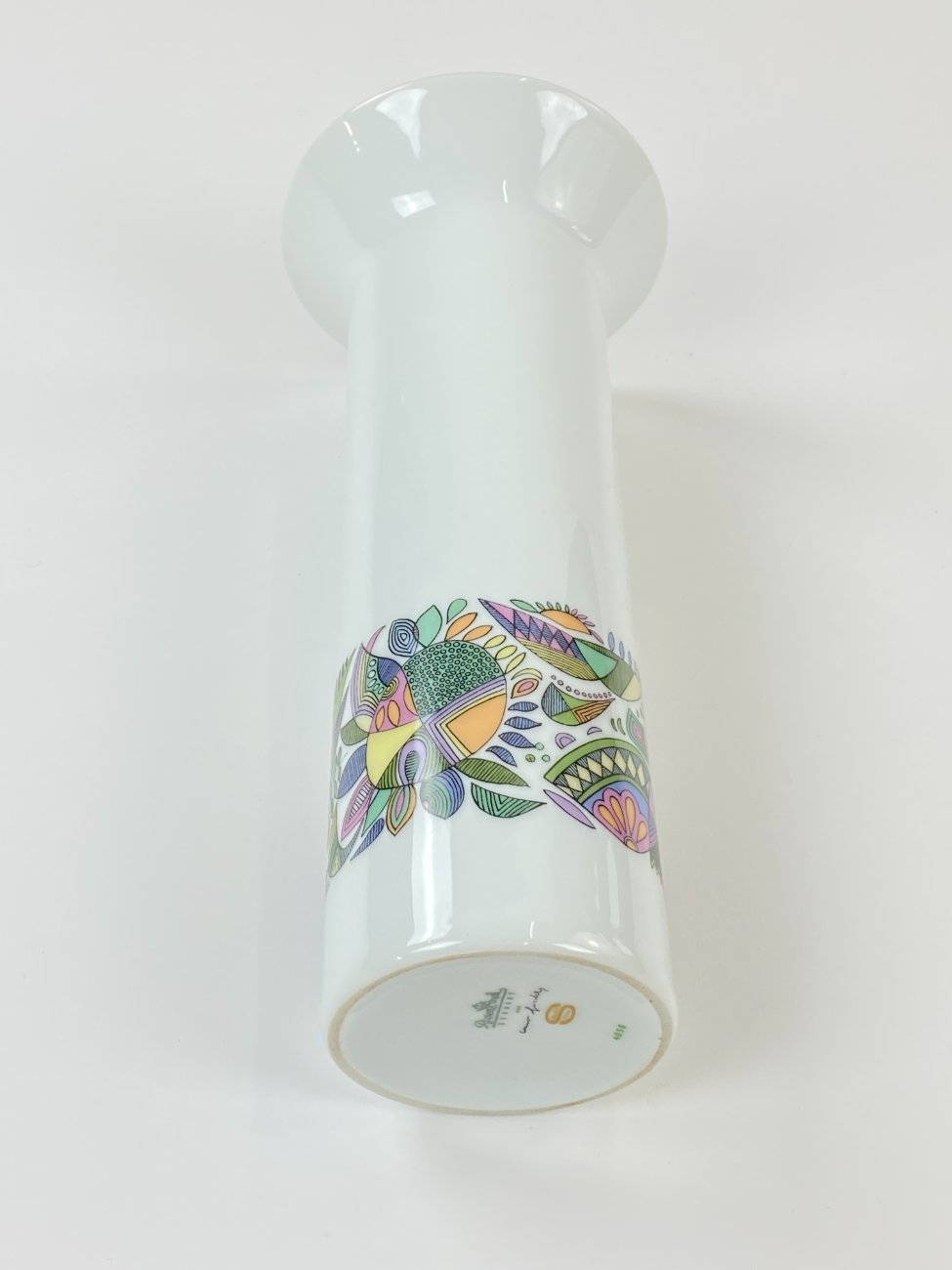 HN1160-rosenthal-9 Porcelianinė Cuno Fischer for “Rosenthal” vaza 11,5×11,5×26 cm