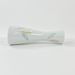 Porcelianinė “Rosenthal” vaza su spalvotais lapų atvaizdais 8x8x22 cm