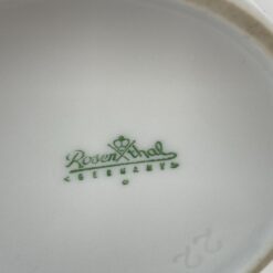 Porcelianinė “Rosenthal” vaza su spalvotais lapų atvaizdais 8x8x22 cm