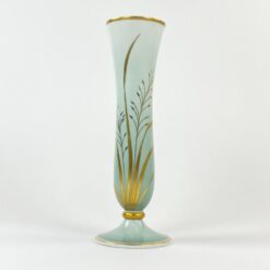 Varpelio formos porcelianinė “Rosenthal” vaza 10,5×10,5×29,5 cm