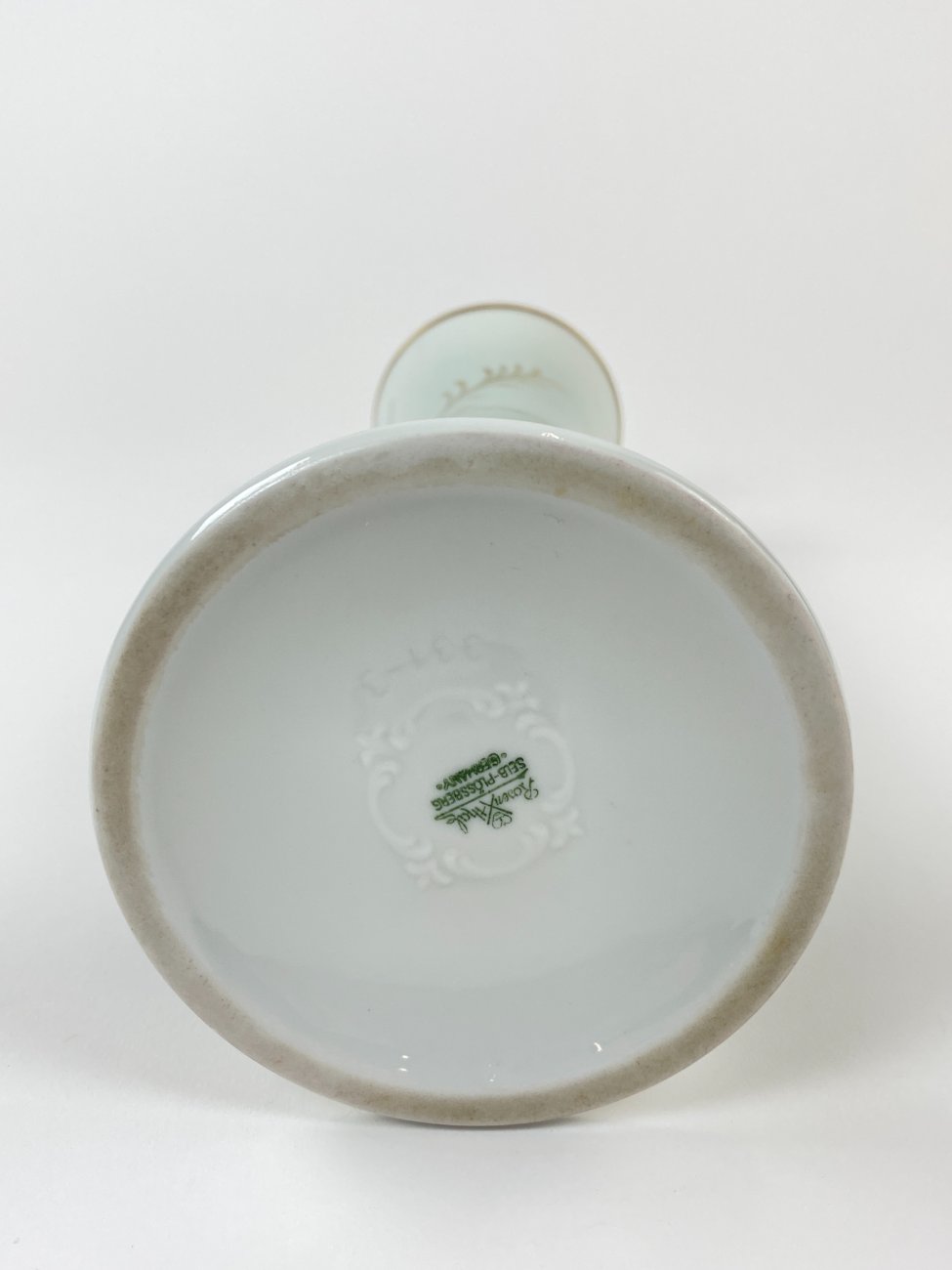 HN1164-rosenthal-7 Varpelio formos porcelianinė “Rosenthal” vaza 10,5×10,5×29,5 cm