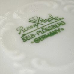 Varpelio formos porcelianinė “Rosenthal” vaza 10,5×10,5×29,5 cm