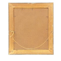 Ant kartono tapytas natiurmortas “Saulėgrąžos” mediniame rėme 4x33x38 cm