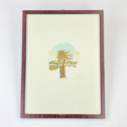 Grafikos darbas "Ein Baum träumt", tir. 24/30, su rėmu 1,5x32,5x42 cm