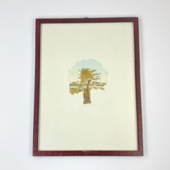 Grafikos darbas “Ein Baum träumt”, tir. 24/30, su rėmu 1,5×32,5×42 cm