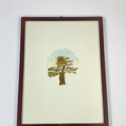 Grafikos darbas “Ein Baum träumt”, tir. 24/30, su rėmu 1,5×32,5×42 cm